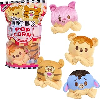 Munchlings Snack Pack Plush - Popcorn, Kids Toys for Ages 2 Up by Just Play