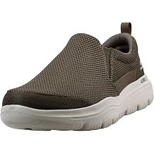 Skechers Men's Go Walk Evolution Ultra-Impeccable Sneaker, Khaki, 11 UK