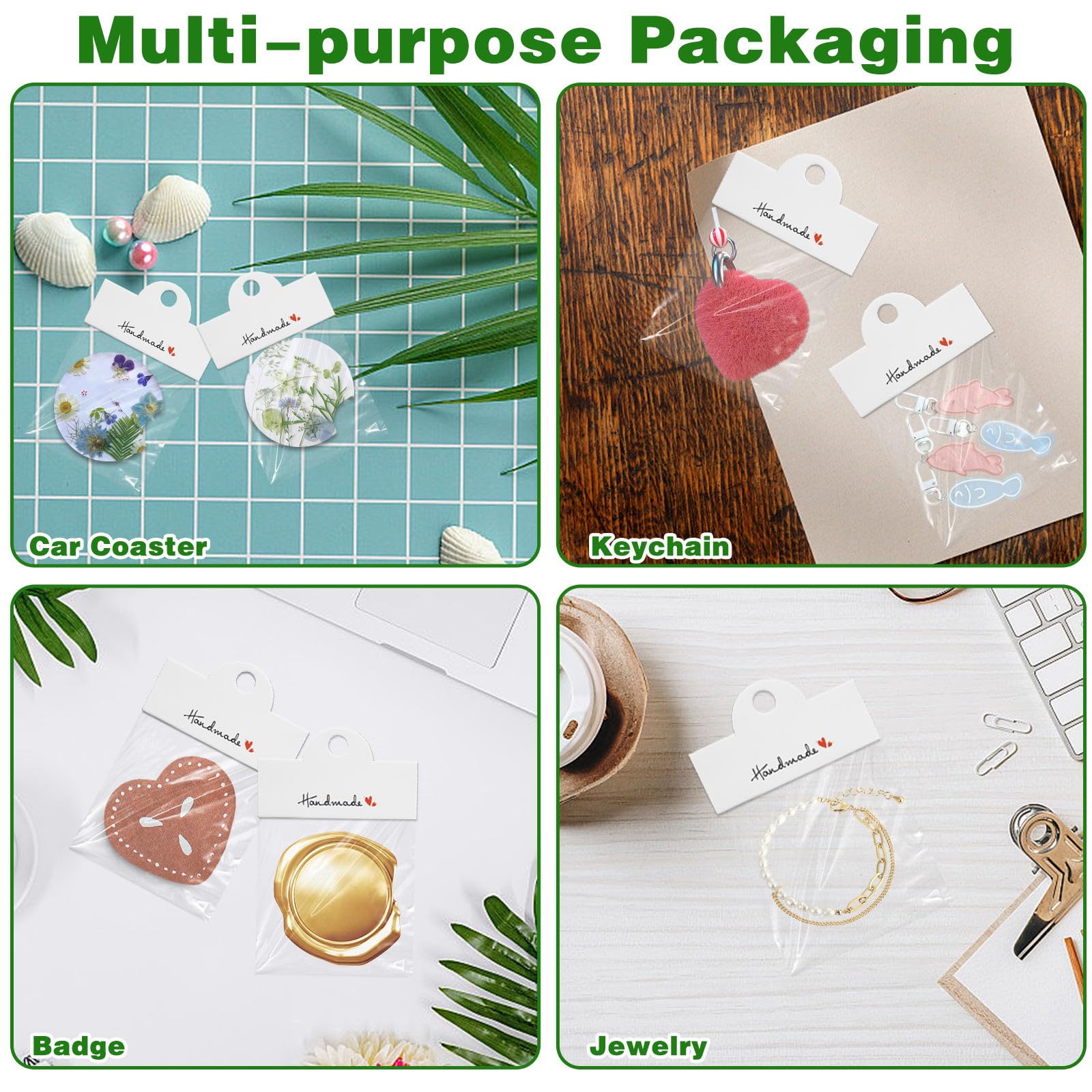 Amazon | 100個 ブレスレットパッケージ 小規模ビジネス用 小さな  