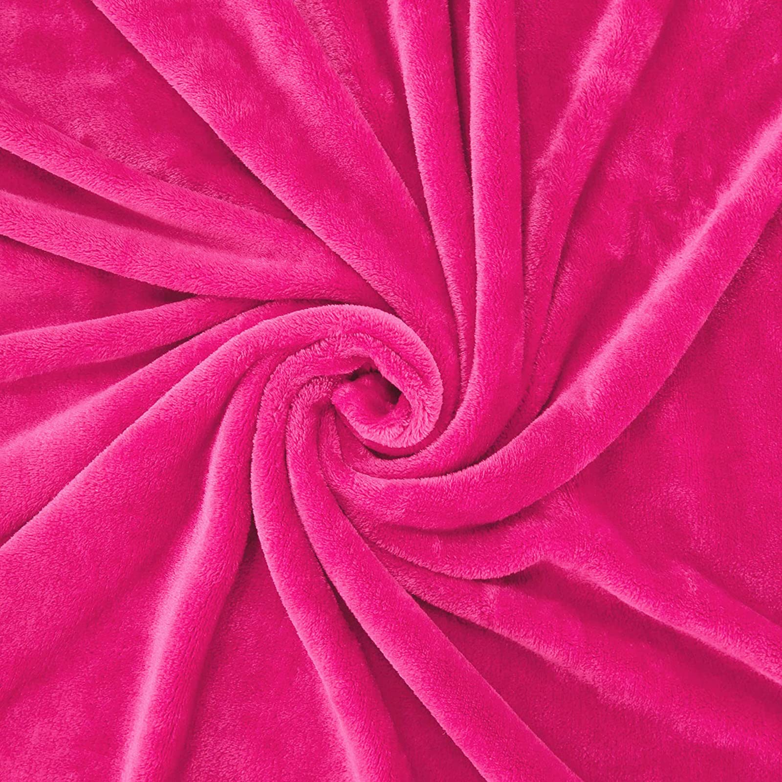 Exclusivo Mezcla Przytulny koc polarowy na kanapę, super miękki i ciepły koc na sofę, koc na porę roku, pluszowy i lekki, 150 x 200 cm, różowy (Hot Pink)