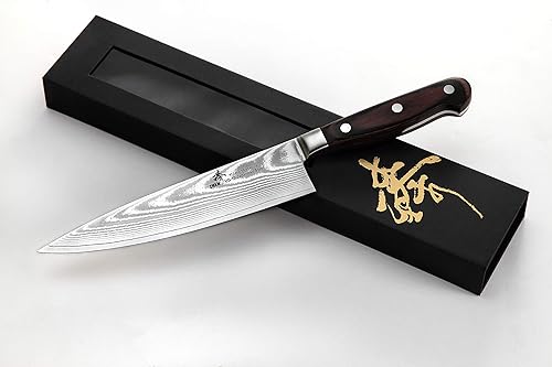 Miniatura 2 de ZHEN Cuchillo de chef japonés VG-10 de acero Damasco de 67 capas, 8 pulgadas