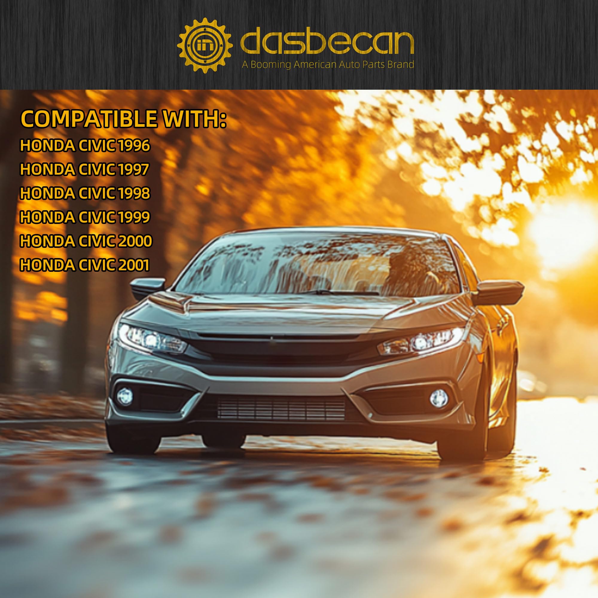 Amazon.com: Dasbecan Sun Visor Compatible with Honda Civic 1996