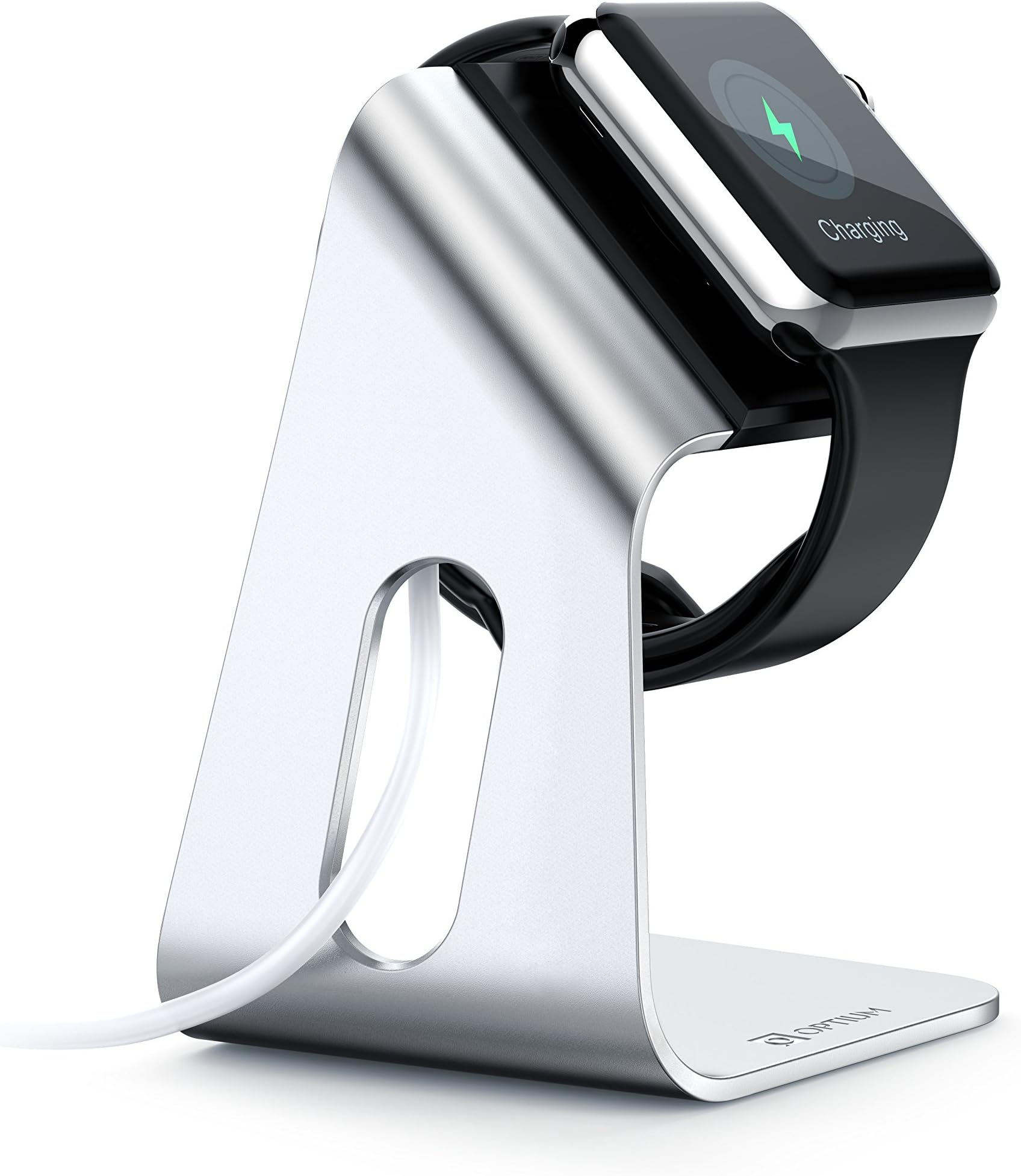 Apple Watch Stand, Podium by Optium for Apple Watch 38mm & 42mm Holds Apple Watch at Safe and Convenient Angle, [Charging Cable NOT Included]
