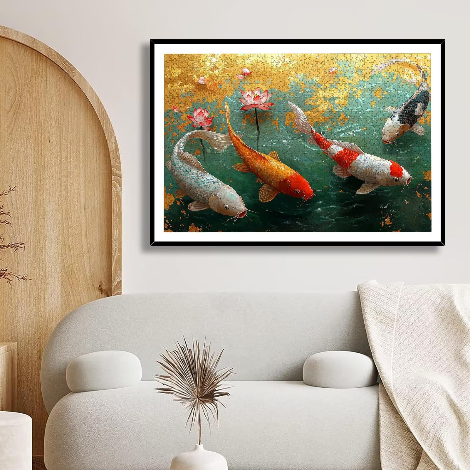 Puzzle 3000 sztuk dla dorosłych dzieci, drewniane puzzle kwiatowe dla dorosłych, wymagające łamigłówki wędkarskie, rodzinne gry edukacyjne, łamigłówki z pudełkiem do dekoracji domu, prezent dla kobiet