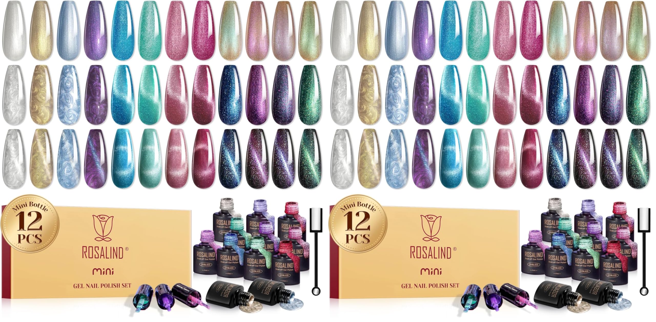 Vernis semi permanent magnétique oeil de chat, le cadeau idéal - 14