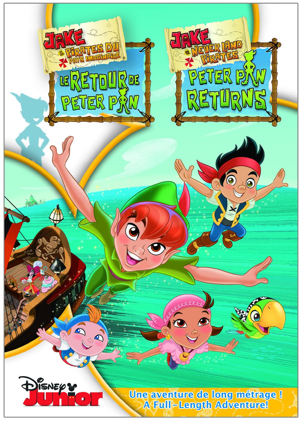 Jake And The Never Land Pirates: Peter Pan Returns (Bilingual) [DVD]