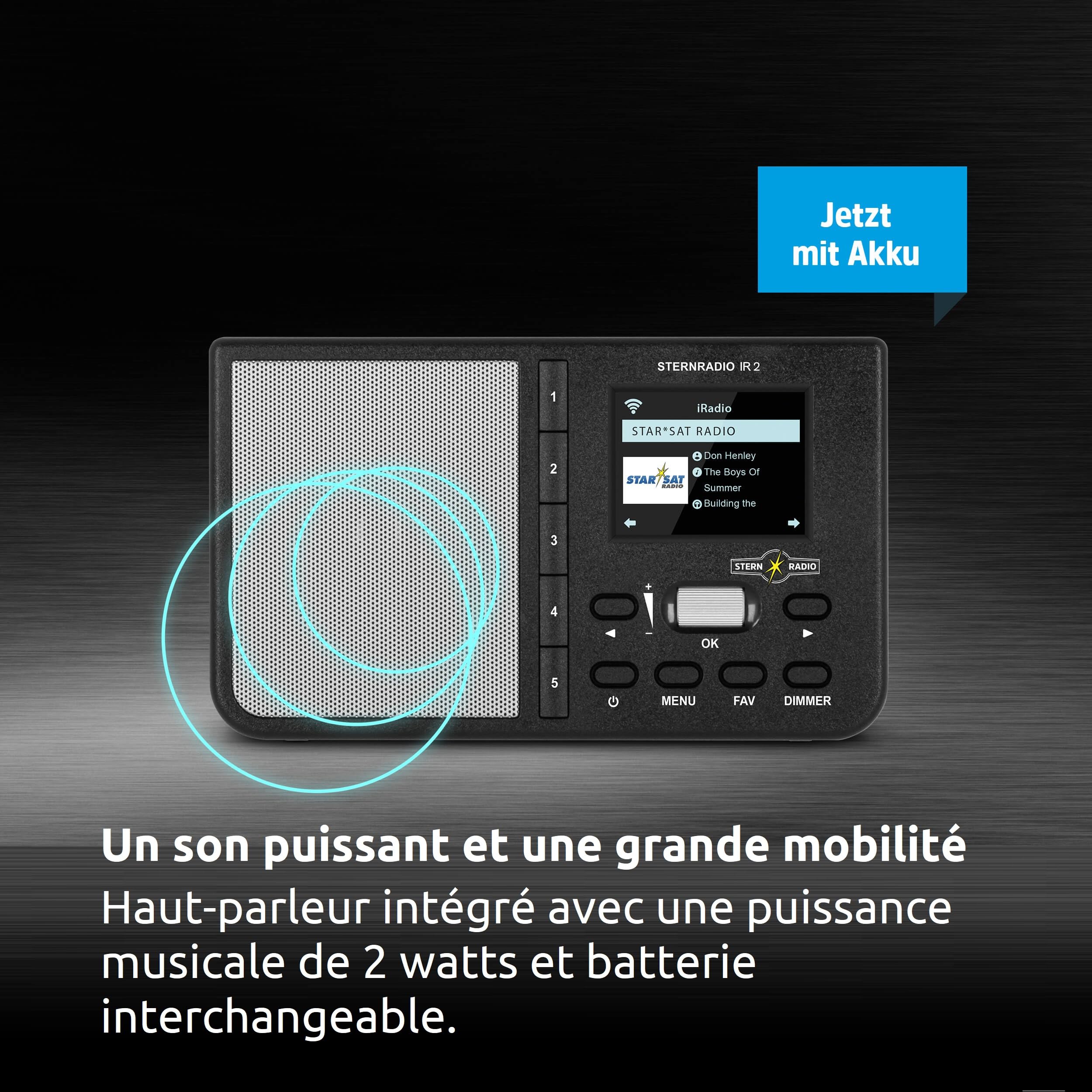 Technisat Radio Internet IR 2 Noir