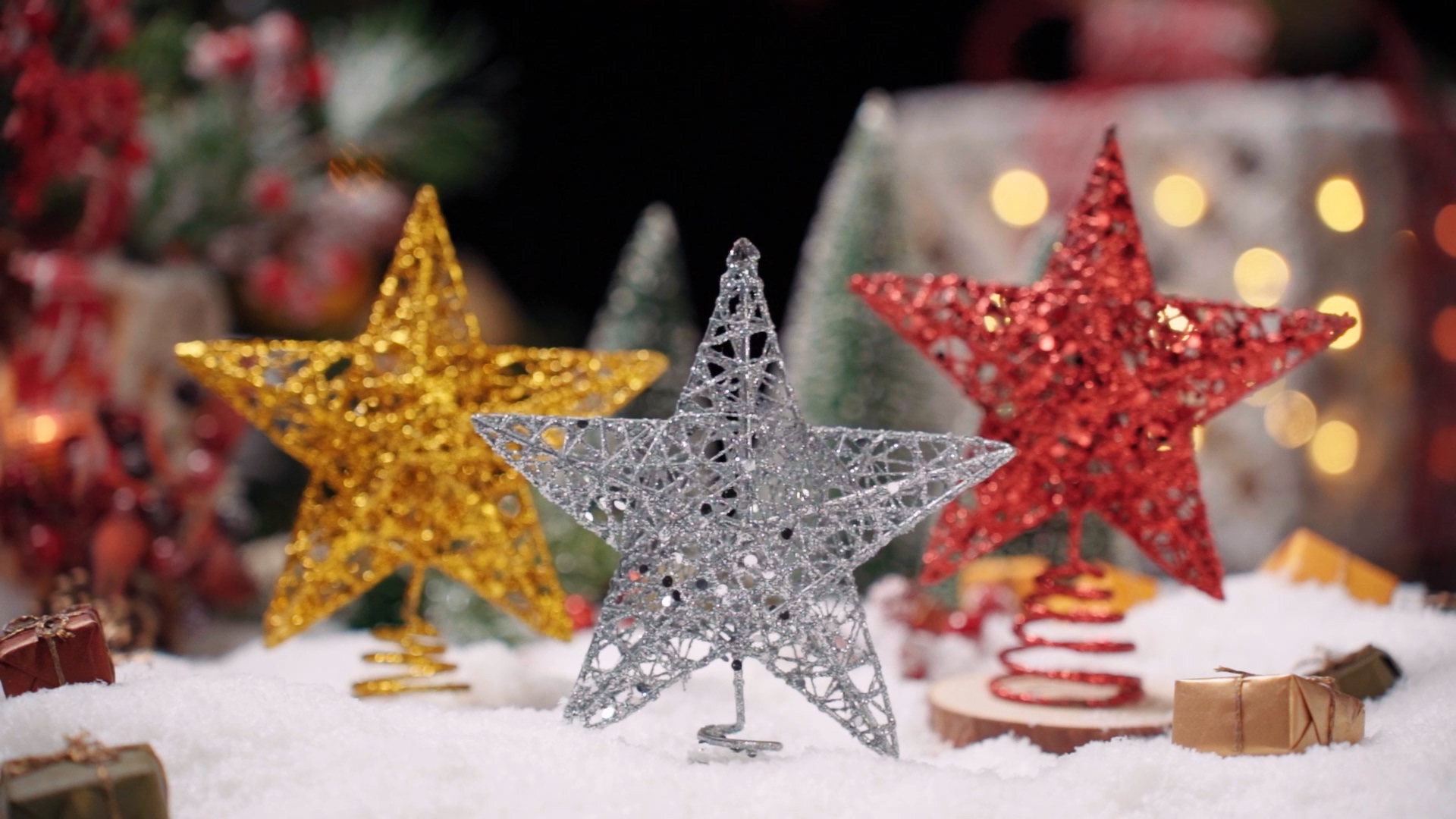 Amazon.com: 6 Inches Star Tree Topper Exquisite Shimmery