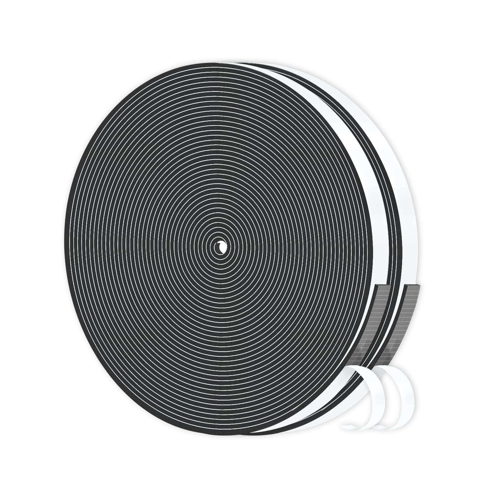 Weather Stripping Door Seal,High Density CR,1/2 in x 1/16 in x 66Ft