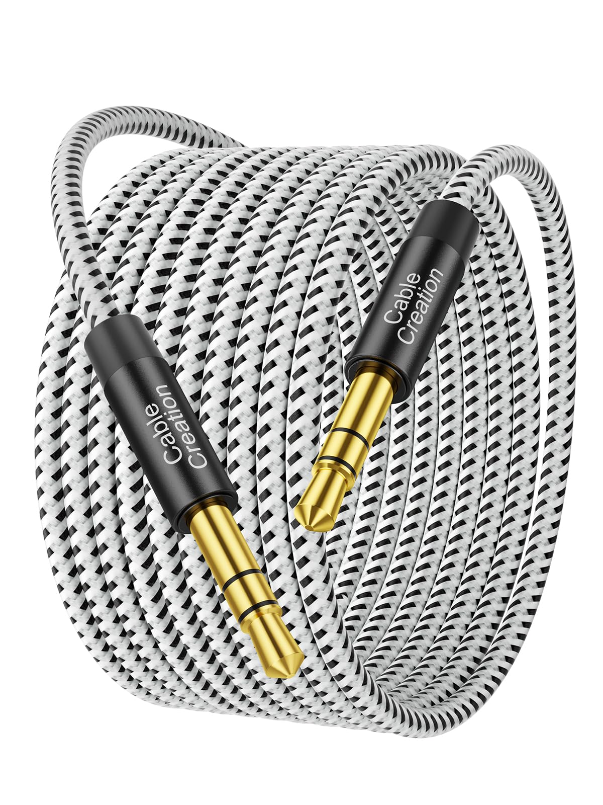 CableCreation Long Aux Cord (30FT/9M),3.5mm Audio Cable Male to Male, Braided Hi-Fi Sound 1/8 Auxiliary Headphone Cord Extension for Car, Projector, Speaker(with Aux Port Devices), Black (B0CMWZH15Z) Amazon Price History, Amazon Price Tracker