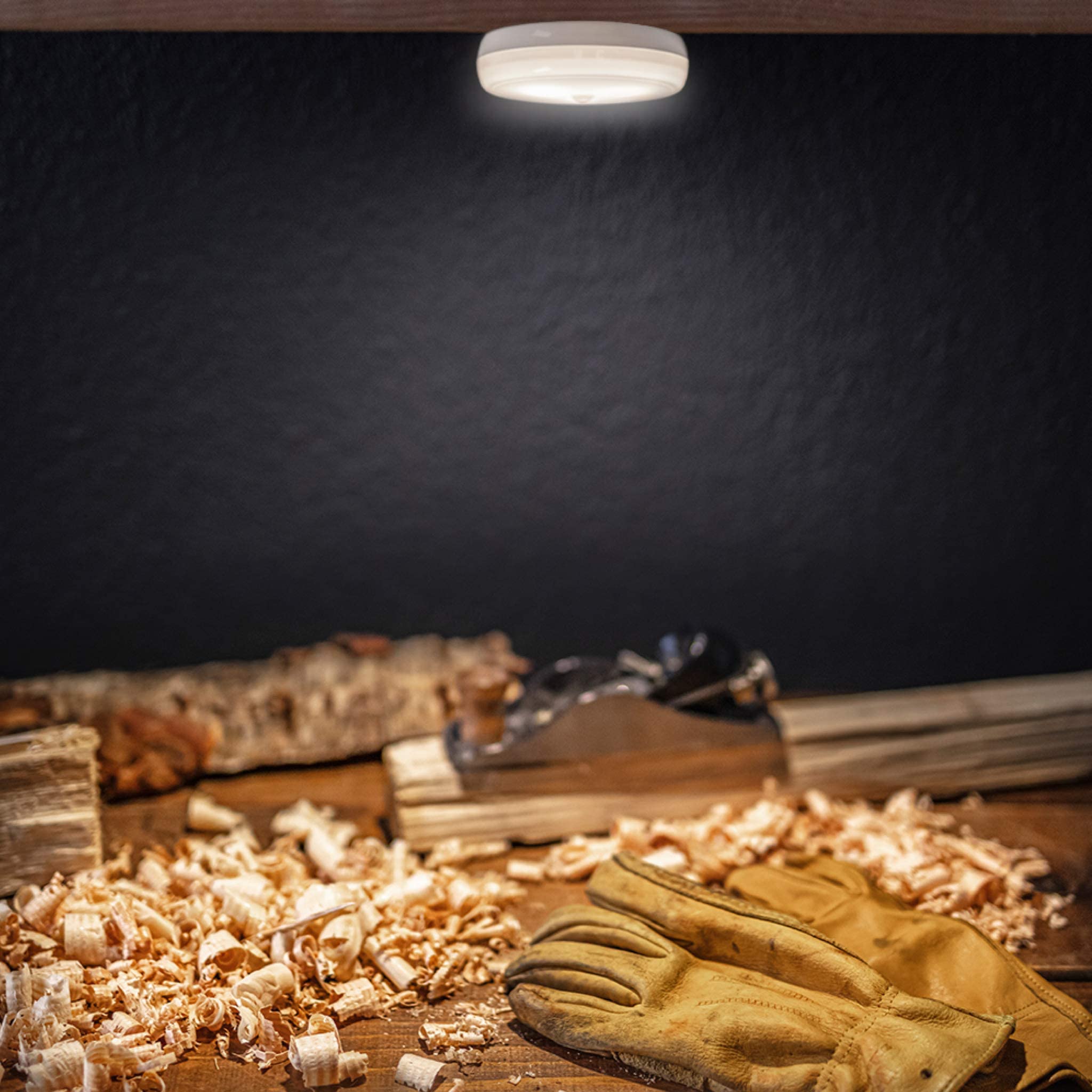 Luz LED inalámbrica del sensor de movimiento de la luz LED del armario de la luz portátil de la batería de la luz de la escalera del pasillo interior activada movimiento luz de la noche