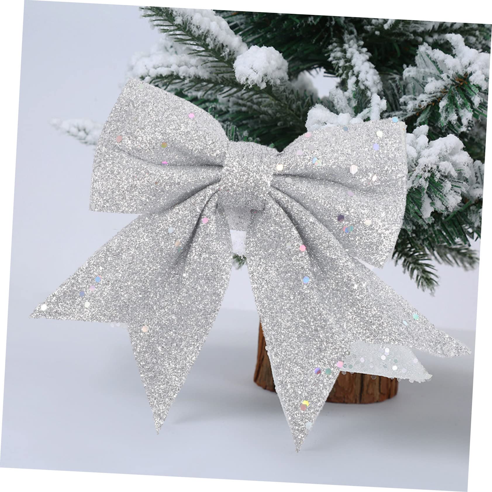 PRETYZOOM 30 Pz Angeli Natalizi angioletti Natalizi Fiocco Natalizio Glitterato Decorazioni con Fiocco di Natale Decorazioni Natalizie Ghirlanda Decorazioni Natalizie Coperto