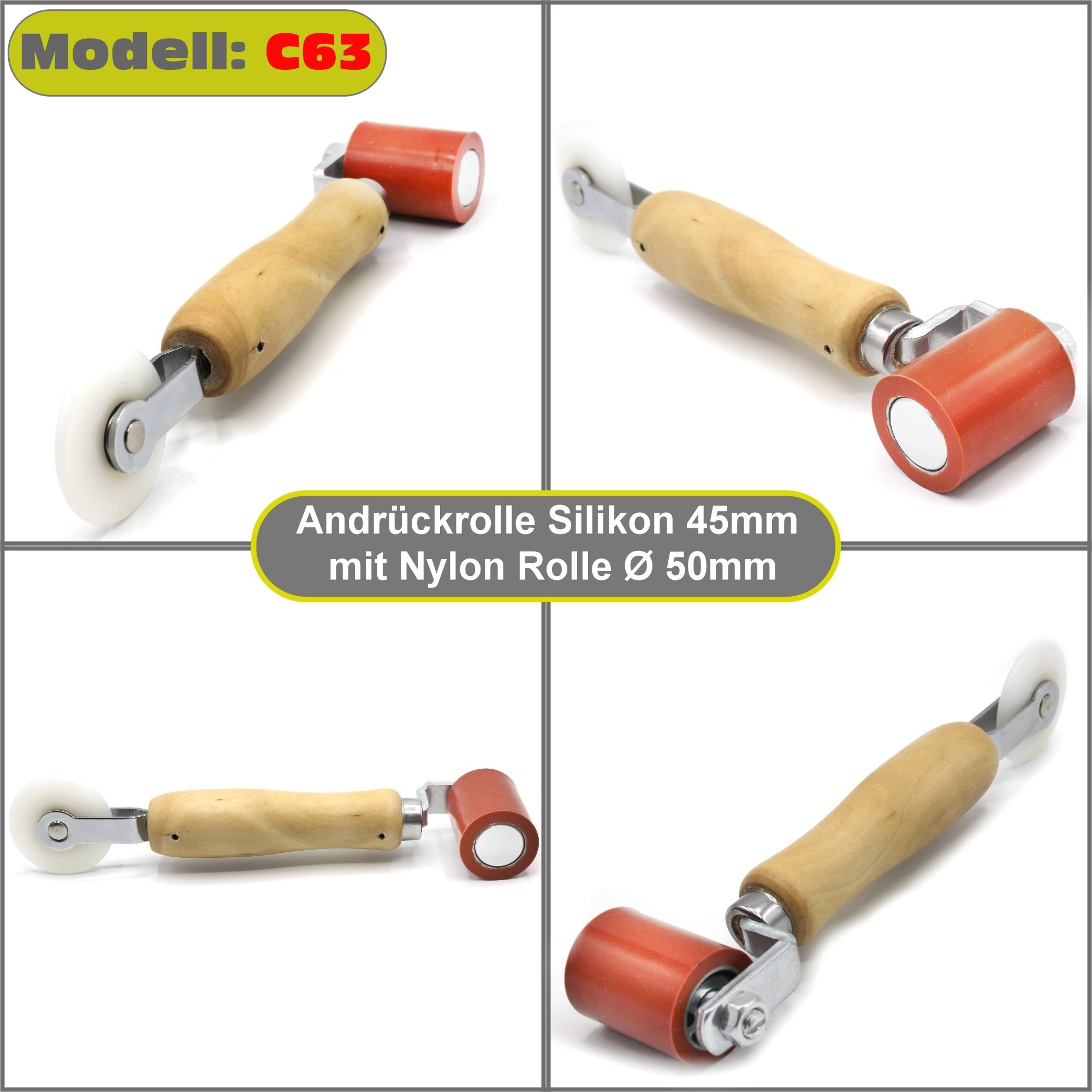 Professionele lasdraad aandrukrol 3-5 mm rol messing drukfolie dakbedekker voor föhn heteluchtblazer walsen lasgereedschap lasbaan gereedschap