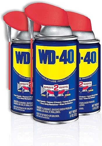 WD-40 Producto multiusos con pulverizadores inteligentes de 2 maneras 8 onzas paquete de 3 transparente