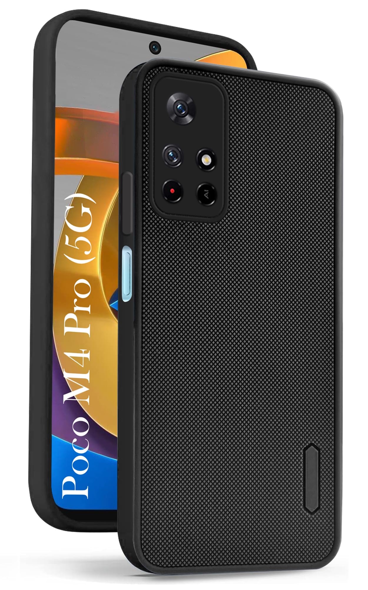 Jkobi Back Cover Case for Poco M4 Pro 5G (Textured Grip Design | Camera Protection | Slim and Light Weight | Soft Touch and Feel | Black) (B0D11B8556) Amazon Price History, Amazon Price Tracker