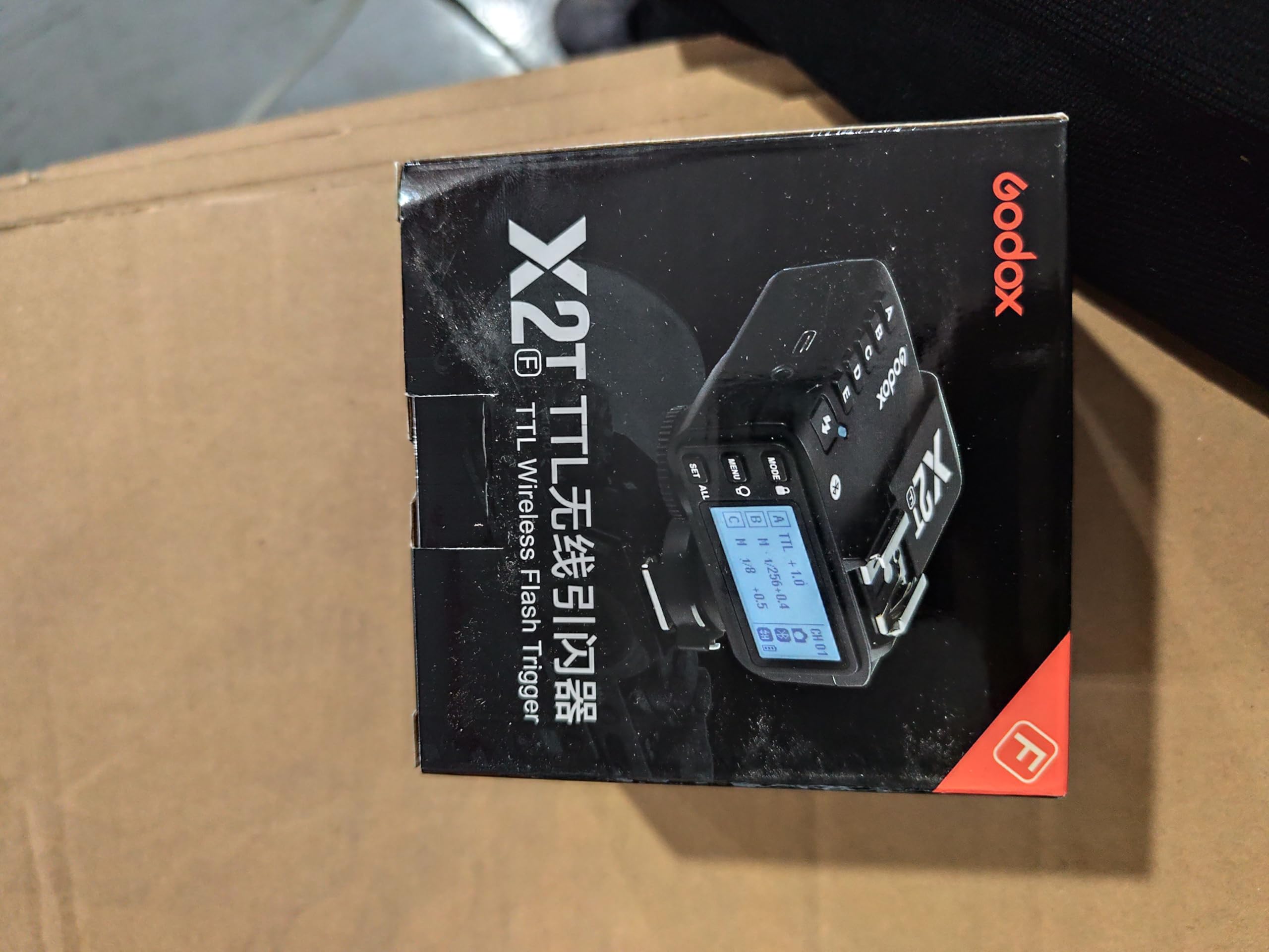 Godox X2T-F TTL 2.4G Wireless Flash Trigger for Fuji, Bluetooth Connection, 1/8000s HSS, TCM Function, 5 Separate Group Buttons, 3 Function Button for Quick Setting for Fuji Camera