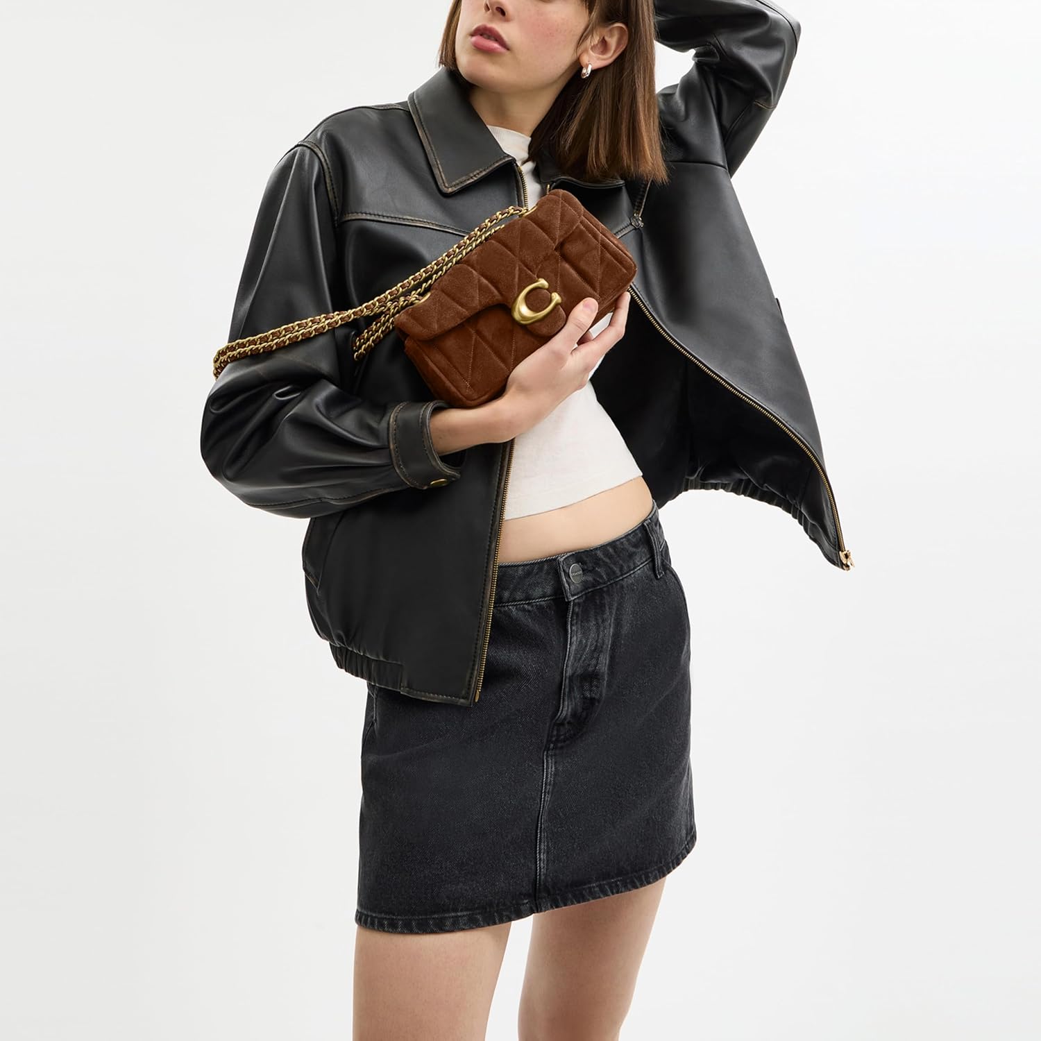 COACH Women's Quilted Leather Tabby 20 Shoulder Bag - Image 2