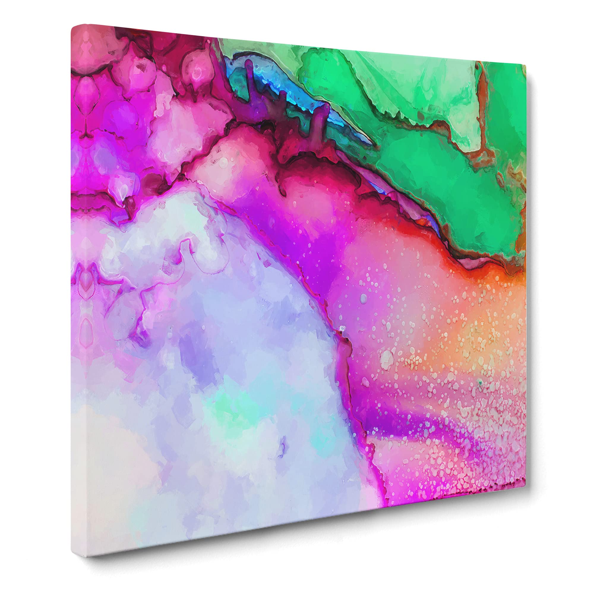 Ink Bliss Canvas Print, Mixed, 35L x 35W cm