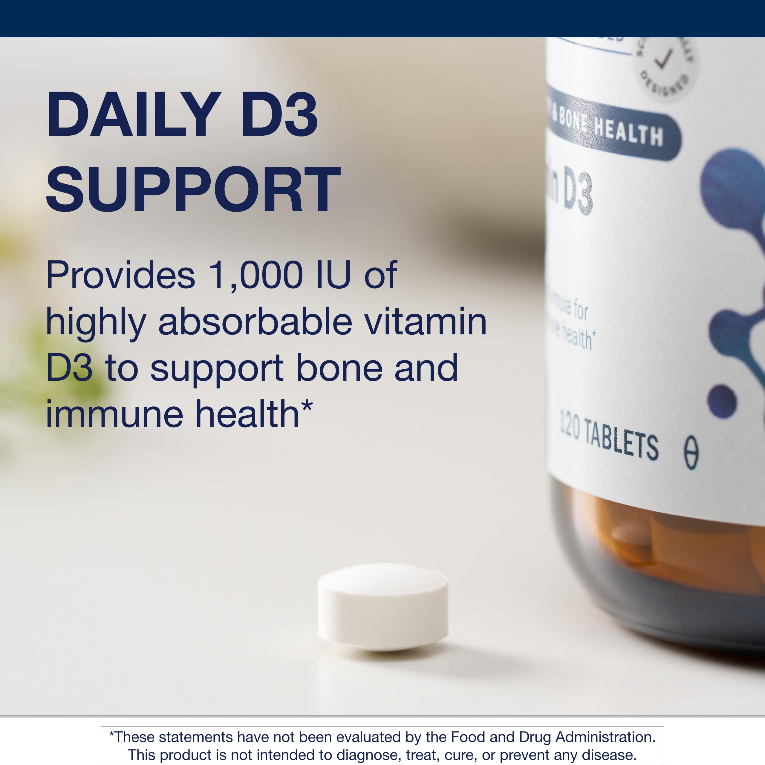 Metagenics Vitamin D3 1000 IU 25 mcg Bone & Immune Support, 120 Tablets — Amazon image 3