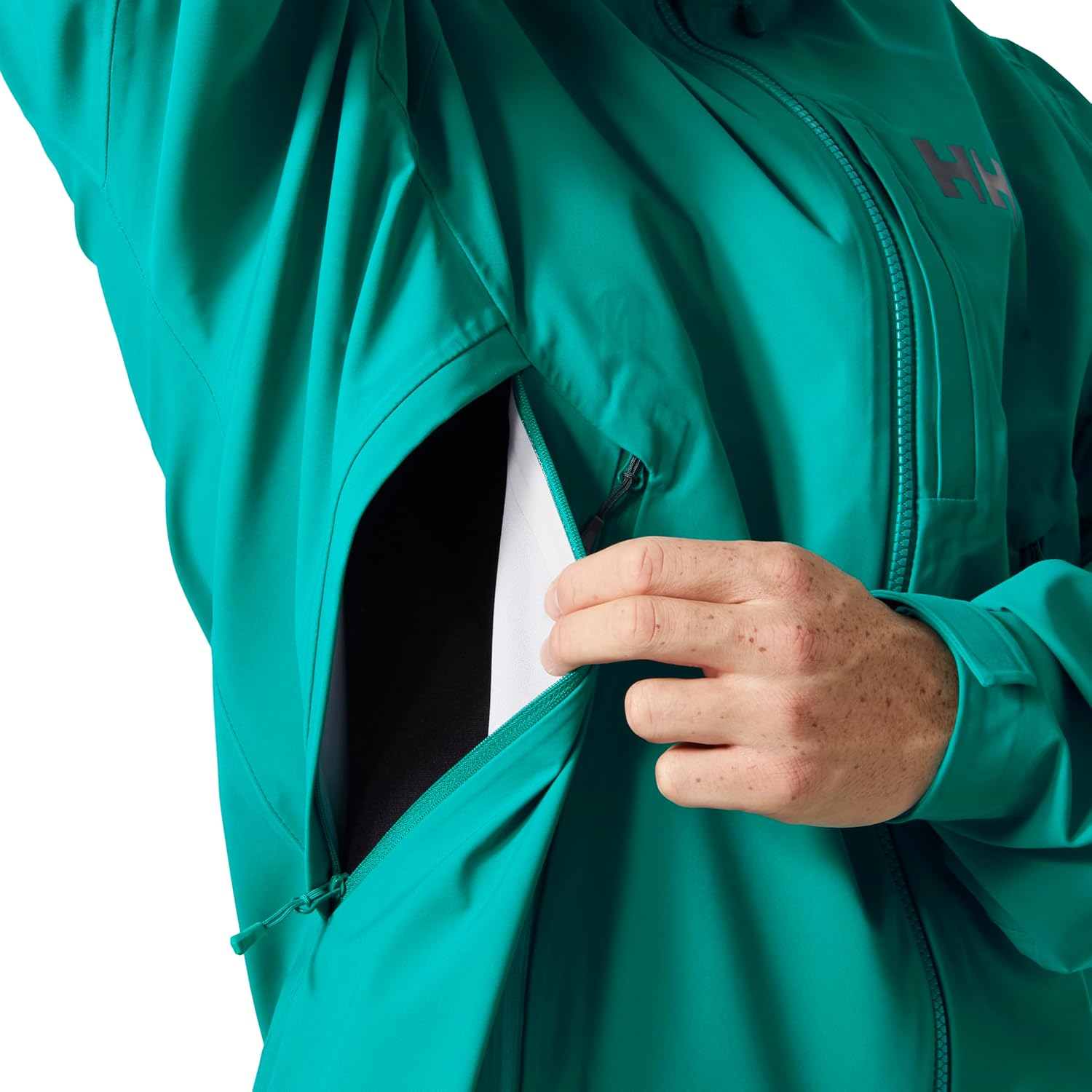 Helly Hansen Verglas BC Ski Shell Jacket - Men's Waterproof, Windproof 3-Layer, Helmet & Pack Compatible, Ventilation Zippers