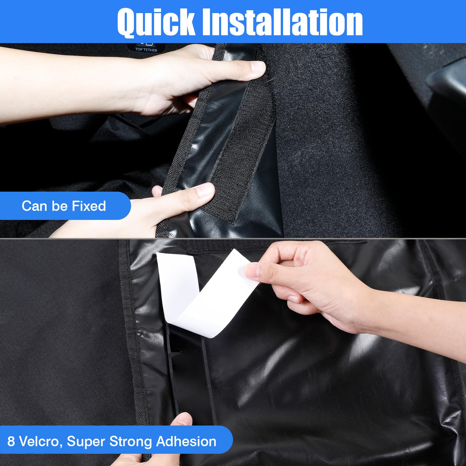 AiQInu Telo Auto per Cani 184 * 105 cm, Telo Macchina per Cani, Impermeabile, Antiscivolo e Resistente ai Graffi, Copri Bagagliaio per Auto, SUV, Durevole