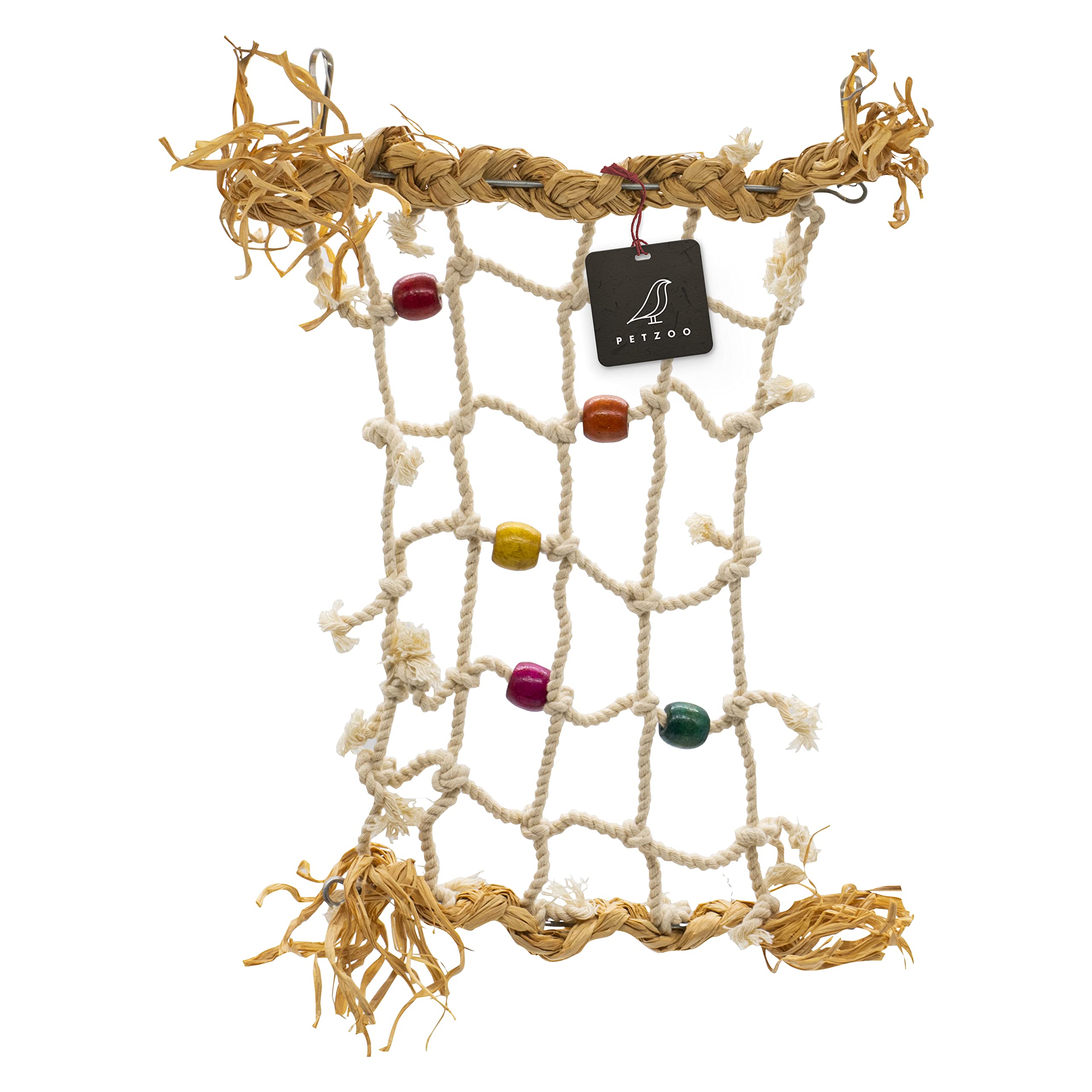 See full amazon price history chart for PETZOO Climbing Net Cotton Rope Ladder Perch Cage Hanging Chew Toy for Your Birds, Parrots, Finches, African Gray, Conure Activity PETZOO Climbing Net Cotton Rope Ladder Perch Cage Hanging Chew Toy for Your Birds, Parrots, Finches, African Gray, Conure Activity (B0BRG6NK4L) Amazon Price History, Amazon Price Tracker