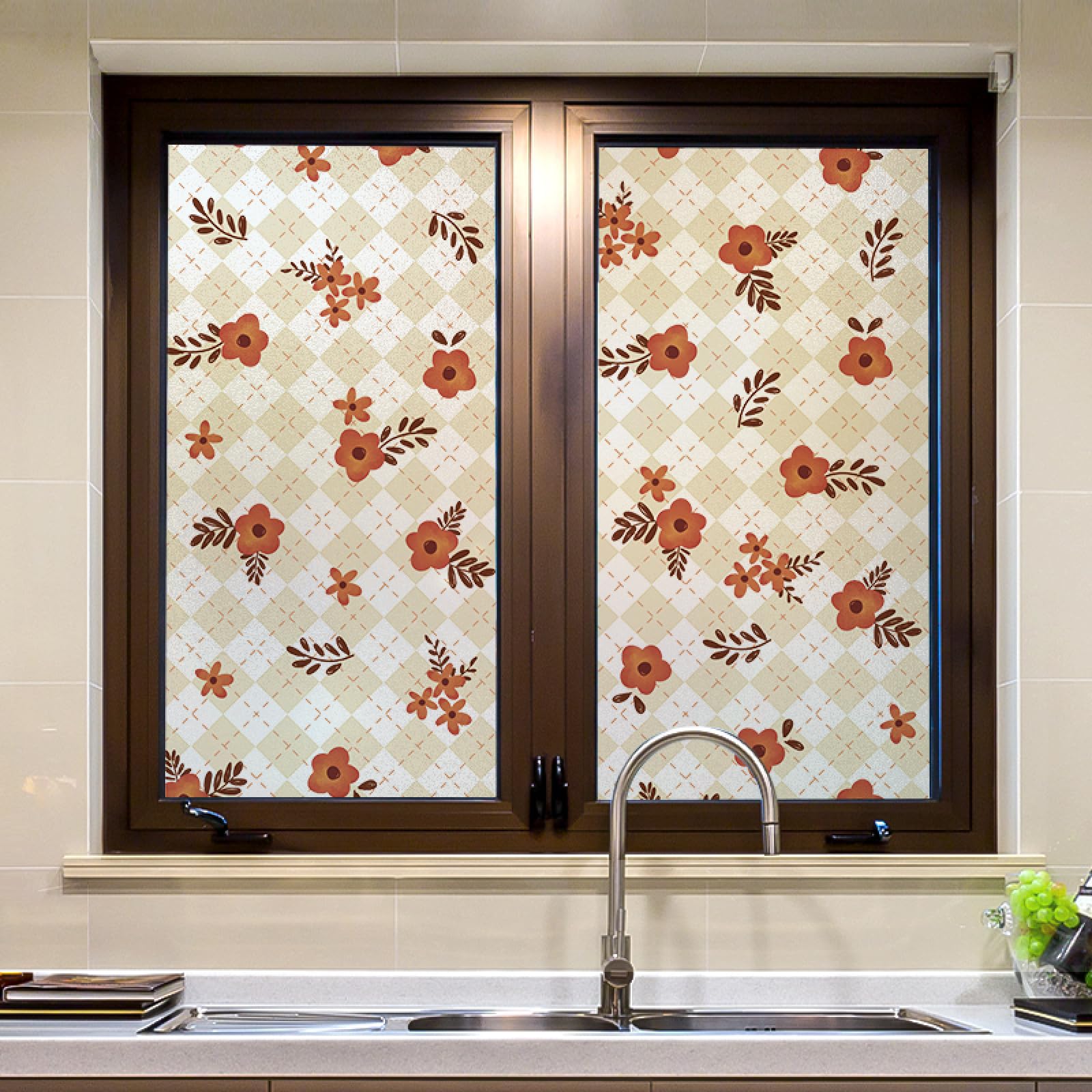 Glas-in-loodfolie, statisch hechtende raamfolie, privacy-raamfolie, raamstickers, voor thuiskantoor, 120 x 200 cm (b x h 47,2 x 78,74 cm Glas-in-loodfolie, statisch hechtende raamfolie, privacy-raamfolie, raamstickers, voor thuiskantoor, 120 x 200 cm (b x h 47,2 x 78,74 cm