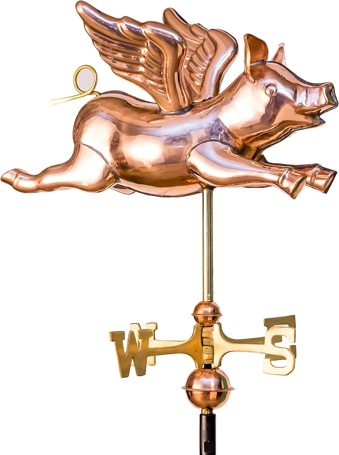 East Coast Weathervanes and Cupolas Garden 3D Flying Pig