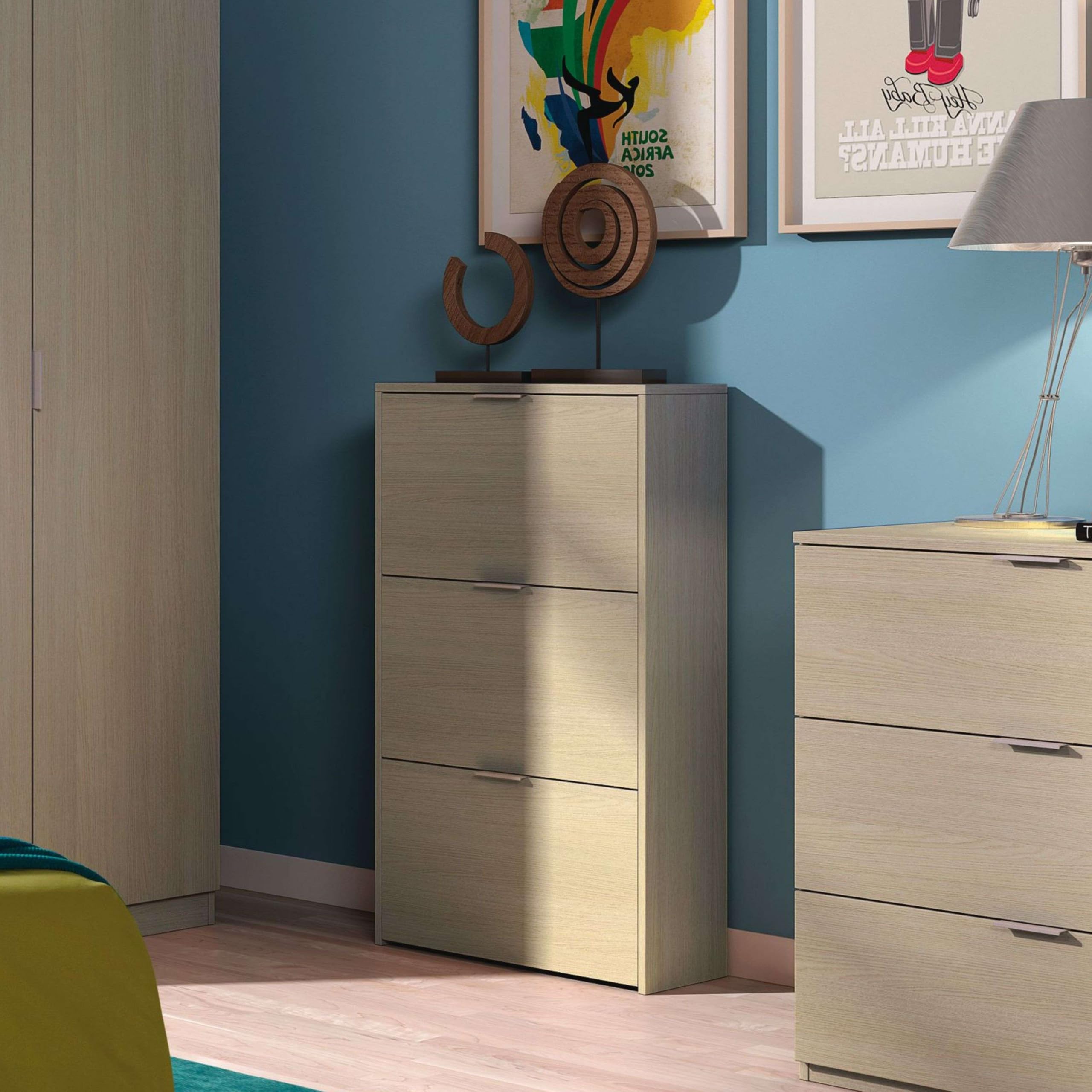 Schoenenkast Madeira - wit - 103x102x25 cm | Leen Bakker