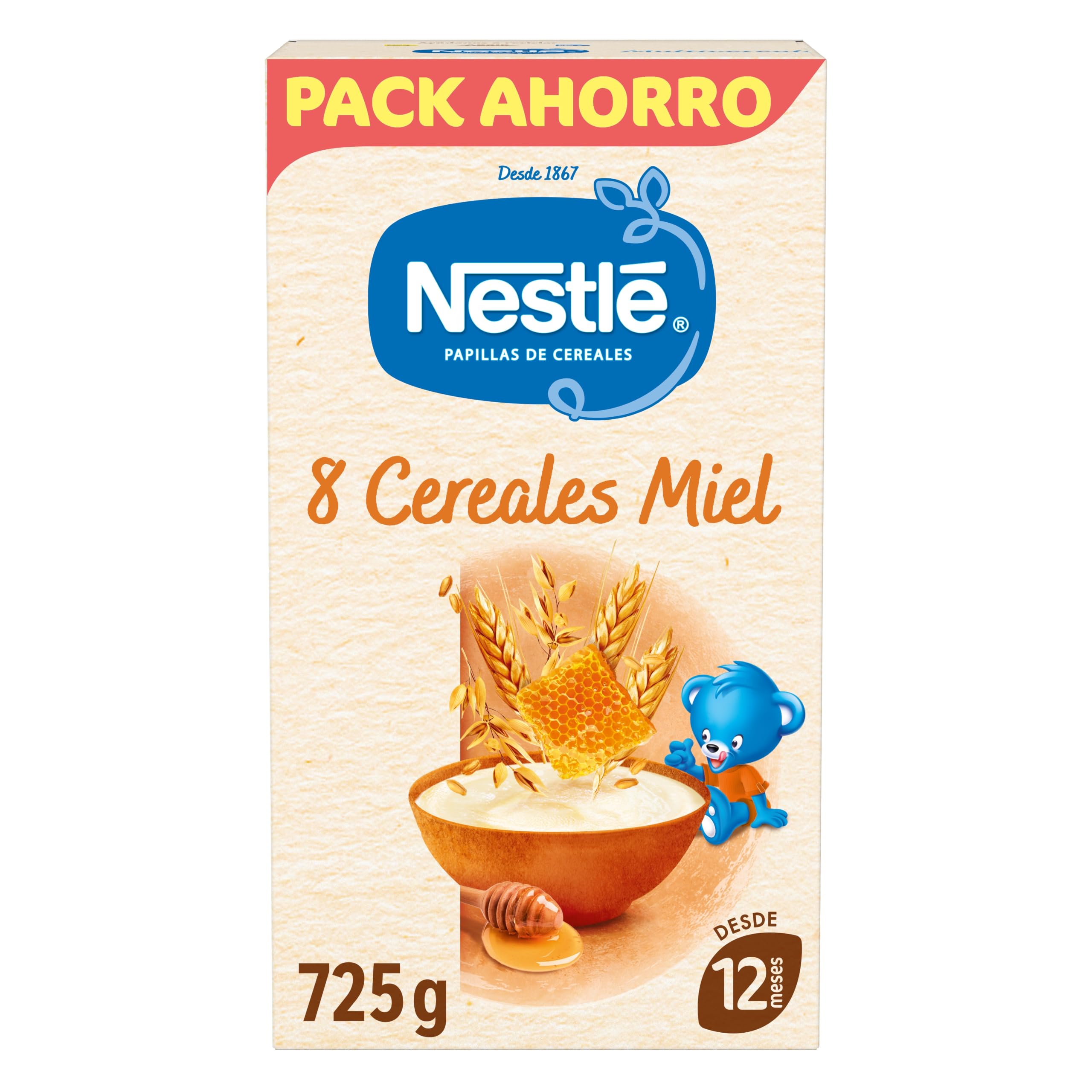 Nestlé Nestle Papilla 8 céréales au miel 725 g