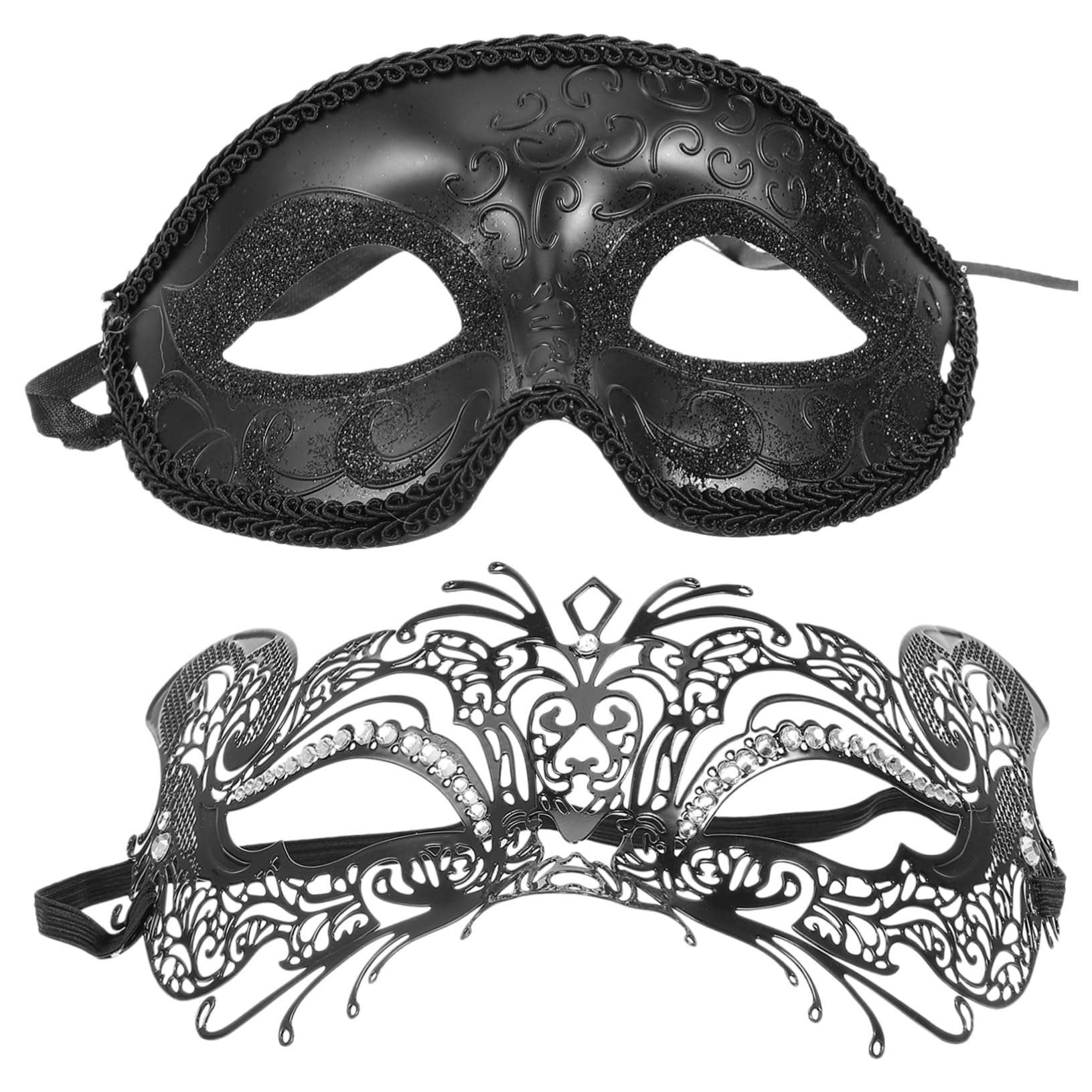 LIFKOME 8stücke Elegante Masquerade Masken Für Frauen Mit Funkelnden Verzierungen Kostümaccessoires Für Halloween Und Themenpartys
