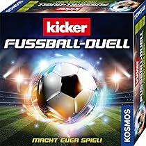Kosmos 684563 Kicker Calcio Duello – Fate Il Vostro Gioco! Gioco tattico da Calcio per 2 Persone con i Professionisti del Calcio di Kicker Magazin, Ideale Come Regalo di Calcio per Bambini a Partire