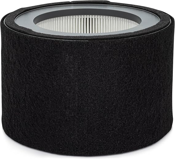 Crane Genuine Air Purifier Replacement Filter For Model EE-5068, HS-1946 HEPA Air Filter Replacement, Pack Of 1, 3-Stage Filtration For Better Indoor Air Quality