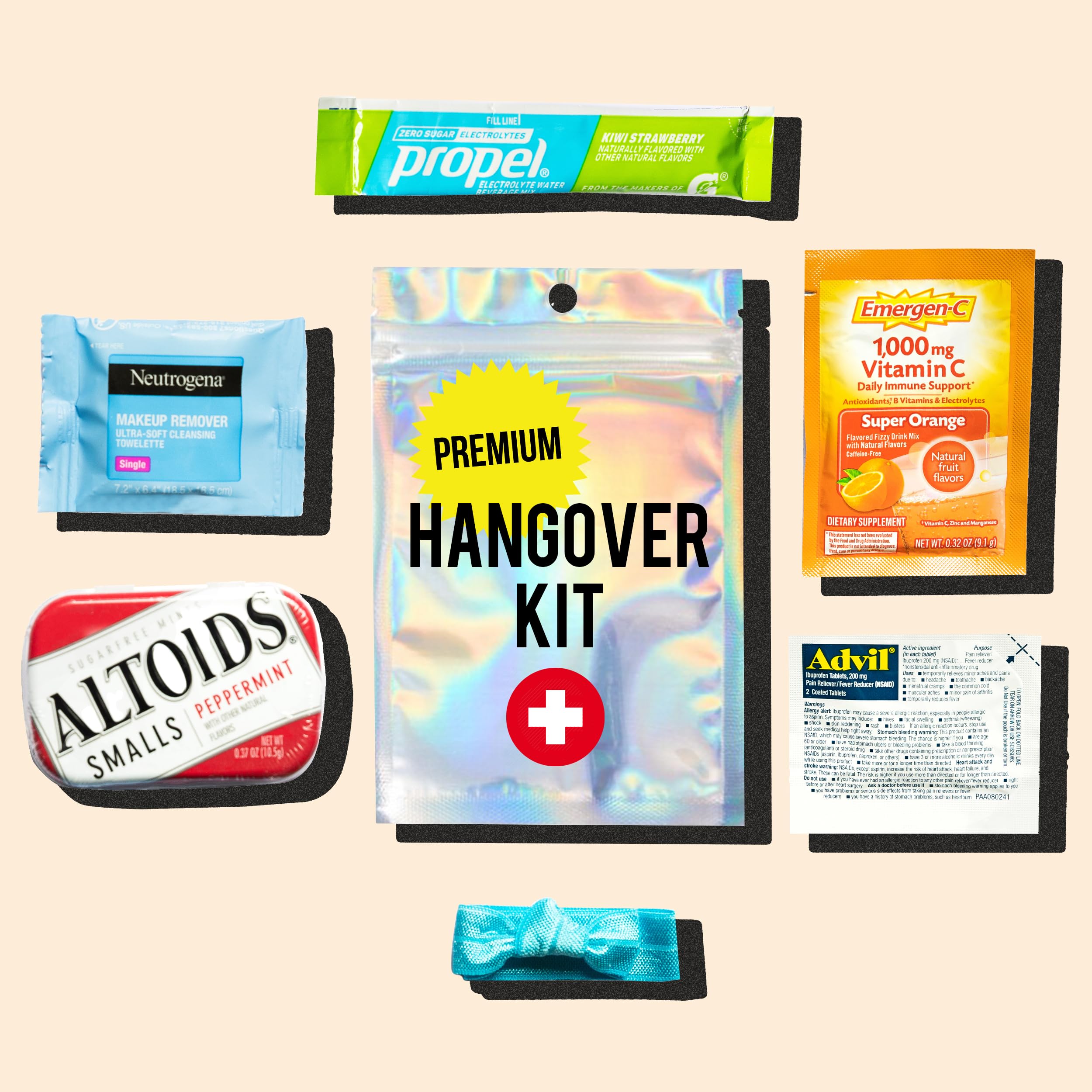 Amazon.com: Chug Buddy - 2 Pre-Filled Hangover Kit Bags 