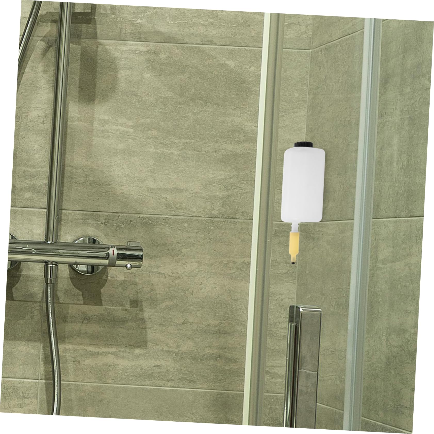 PRETYZOOM Stainless Steel Soap Dispenser Kitchen Wall-Mounted Automatic Liquid Soap Dispenser Replacement Inner Bottle