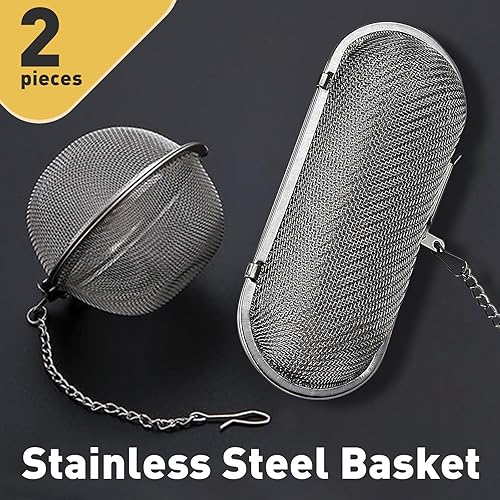 Miniatura 7 de Cesta de limpieza ultrasónica, 2 cestas de acero inoxidable para limpiador ultrasónico de joyas, cesta de limpieza de vapor de joyas, cesta de