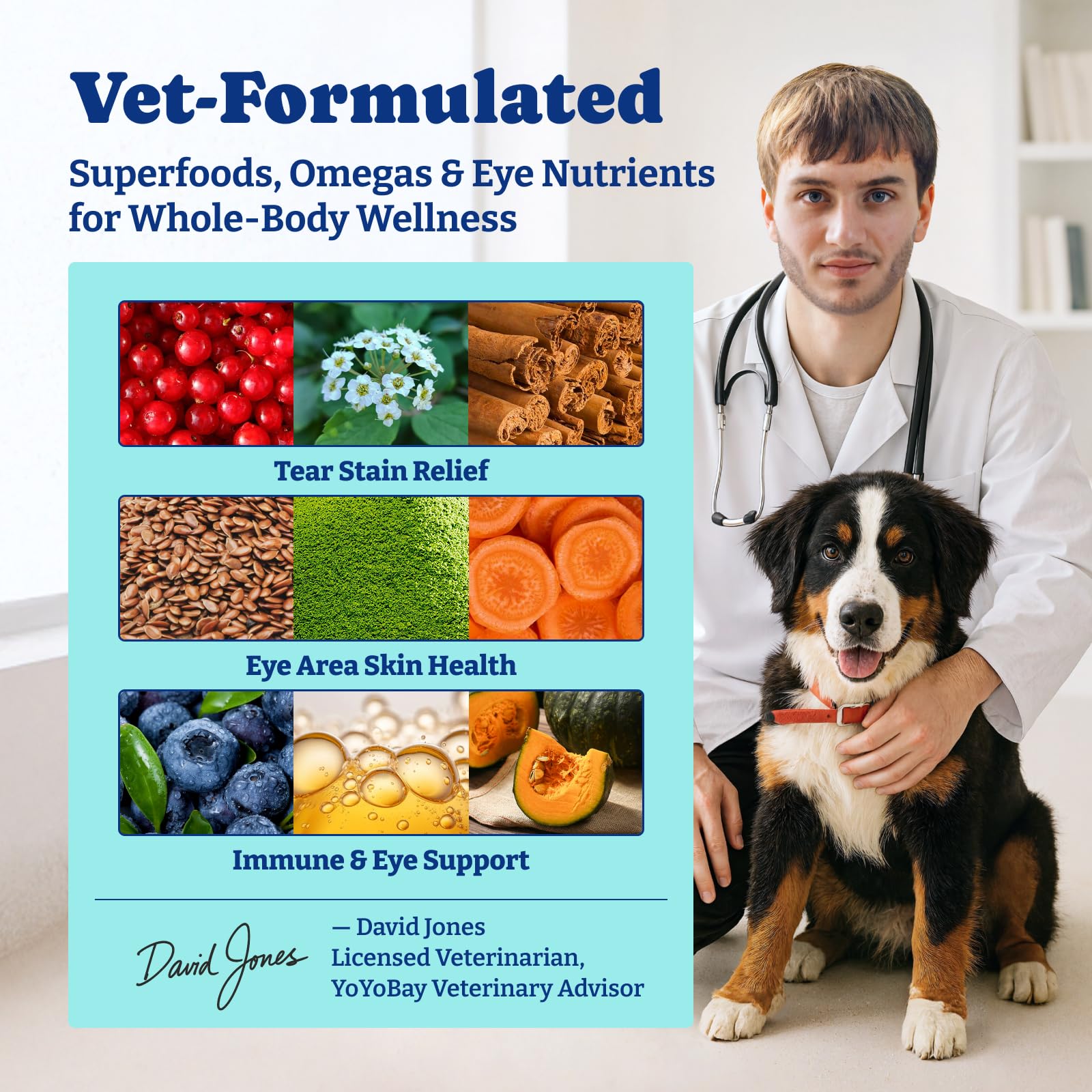 Tear Stain Support Chews for Dogs, Eye Health & Immune Supplement — Amazon image 3