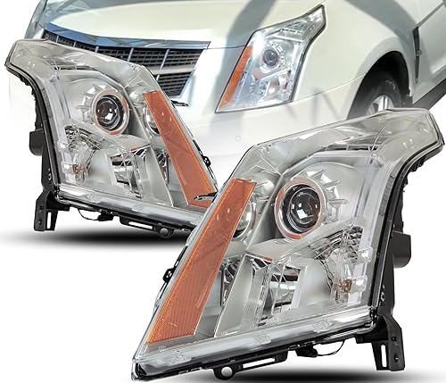 Miniatura 10 de Repuesto para Cadillac 2010-2013 SRX Base, 2010-2013 SRX Luxury, 2010 SRX, 2011 SRX, 2012 SRX, 2013 SRX izquierdolado del conductor halógeno montaje