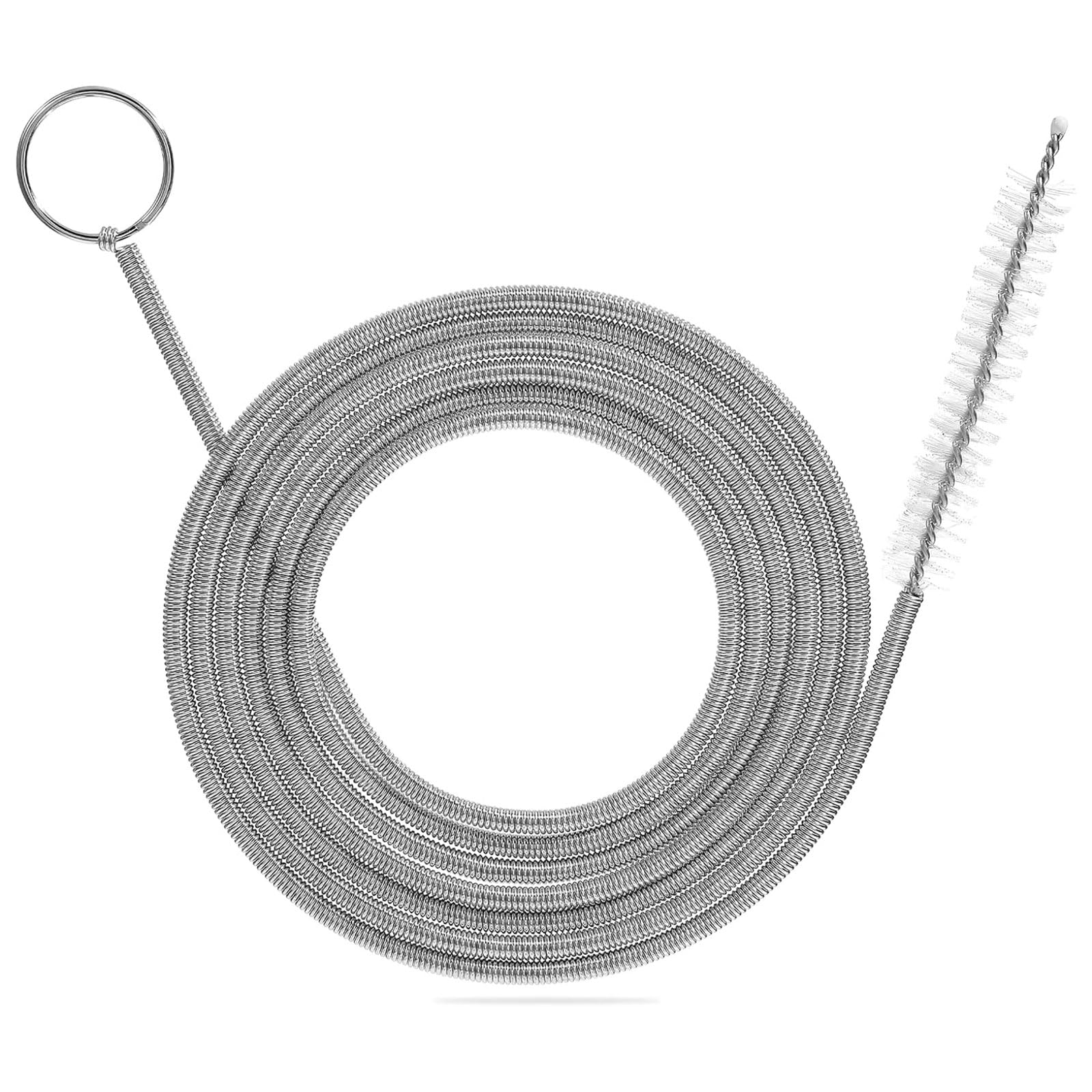 Flexible Drain Sink Cleaning Brush, 150 cm, Refrigerator Cleaning Brush, Stainless Steel Pipe Brush, Tool, for Sink