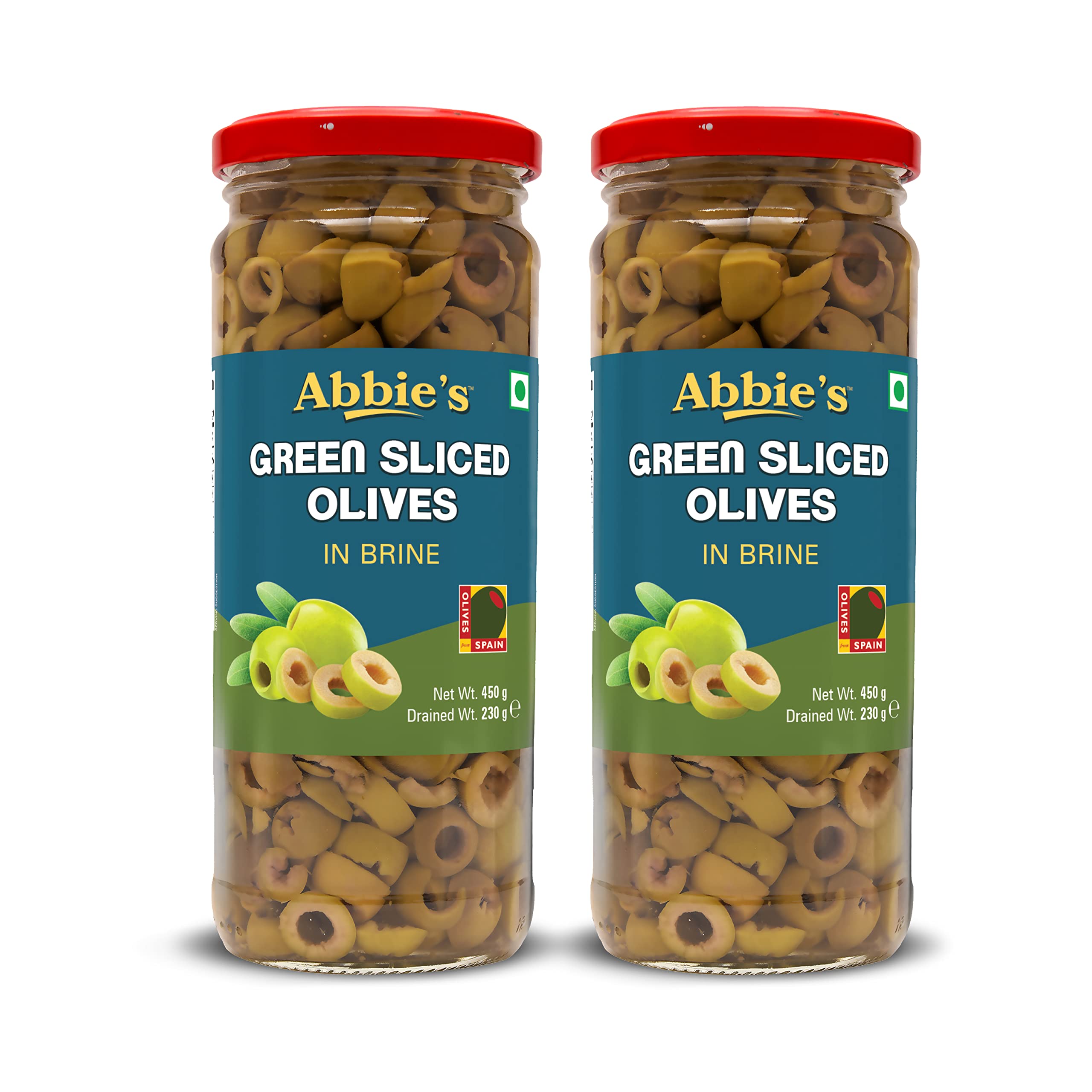 Abbies Green Sliced Olive, 450g||Pack of 2|| for Authentic Taste in Cooking, Garnishing, Snacking, Pizzas toppings or Italian Pastas Ingredients (B08HM3T7SW) Amazon Price History, Amazon Price Tracker