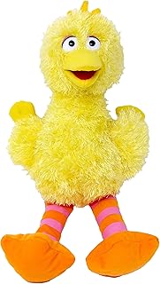 Sesame Plush Toys, Cookie Monster, Big Bird Doll,and Elmo with Travel Bag Jumbo Size 3 in 1 Adorable Sesame Set (Big Bird)