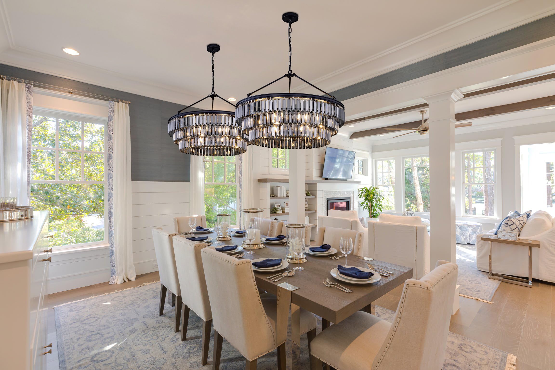 TOCHIC Farmhouse Crystal Chandelier, 29