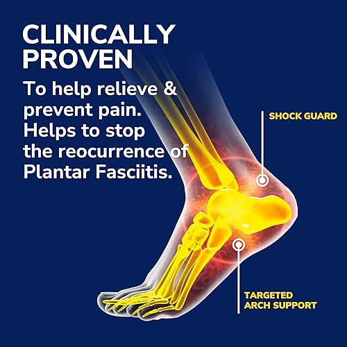 Miniatura 2 de Dr. Scholl's - Plantillas para aliviar el dolor de la fascitis plantar, con soporte para el arco del pie, se adaptan al tamaño del zapato, para