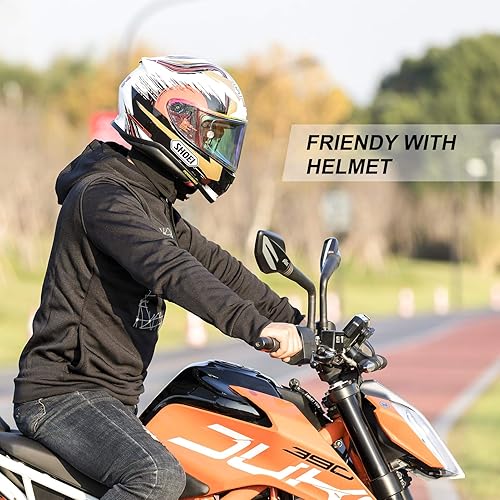 Miniatura 6 de ROCKBROS Máscara de esquí para hombres y mujeres, pasamontañas de invierno, máscara de esquí debajo de los cascos con agujeros para gafas, forro