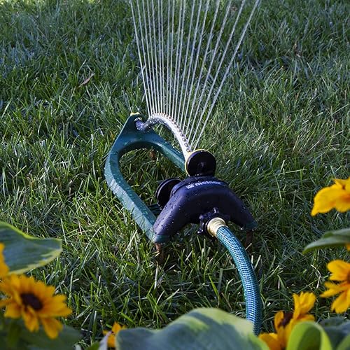 Miniatura 6 de Melnor - Aspersor oscilante con 15 boquillas de precisión y adaptador QuickConnect, Paquete de Tienda