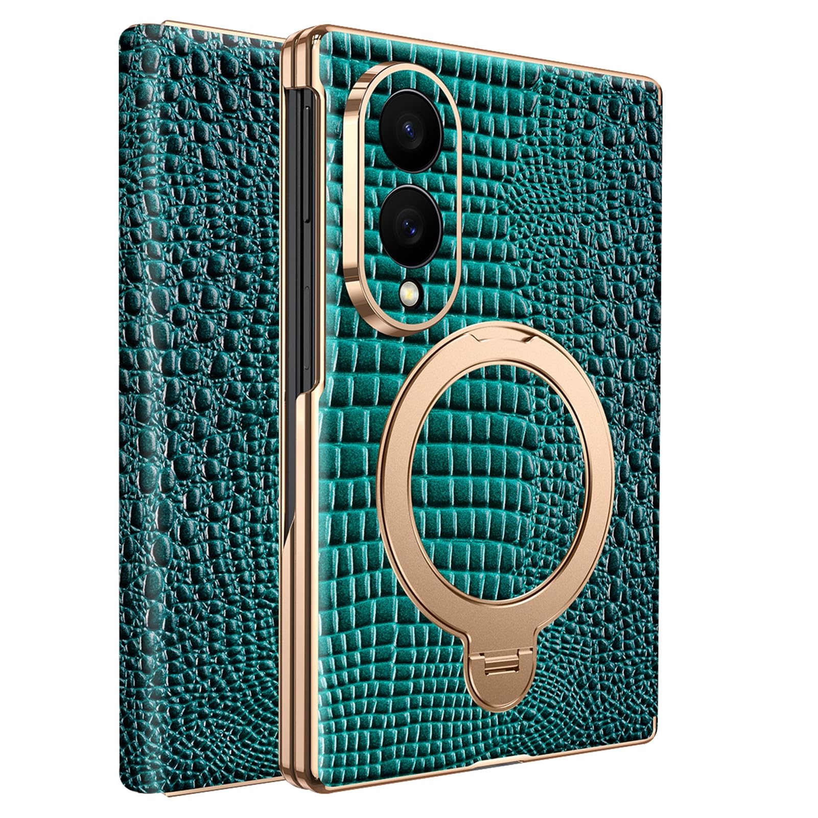 Funda De Lujo For Samsung Galaxy Z Fold 8 Ultra/Fold8, Tapa Cuero Genuino