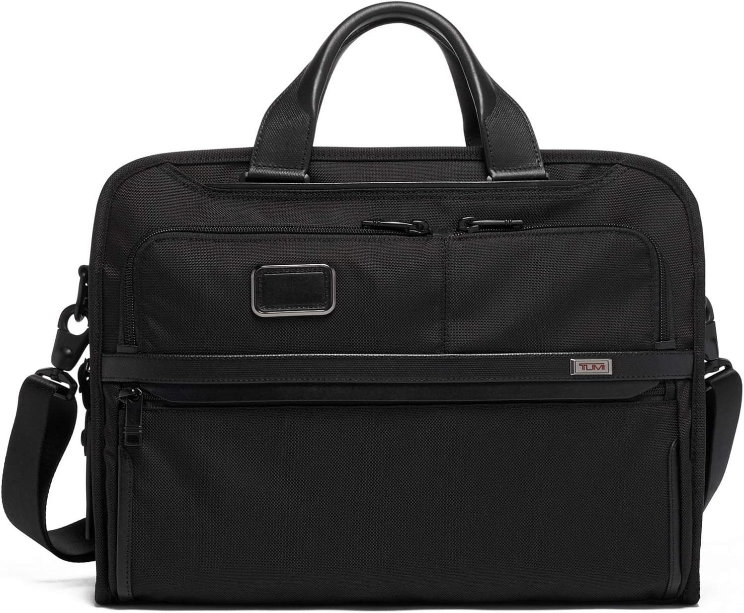 TUMI - Alpha 3 Organizer Portfolio Bag - Briefcase for Men and Women - Black