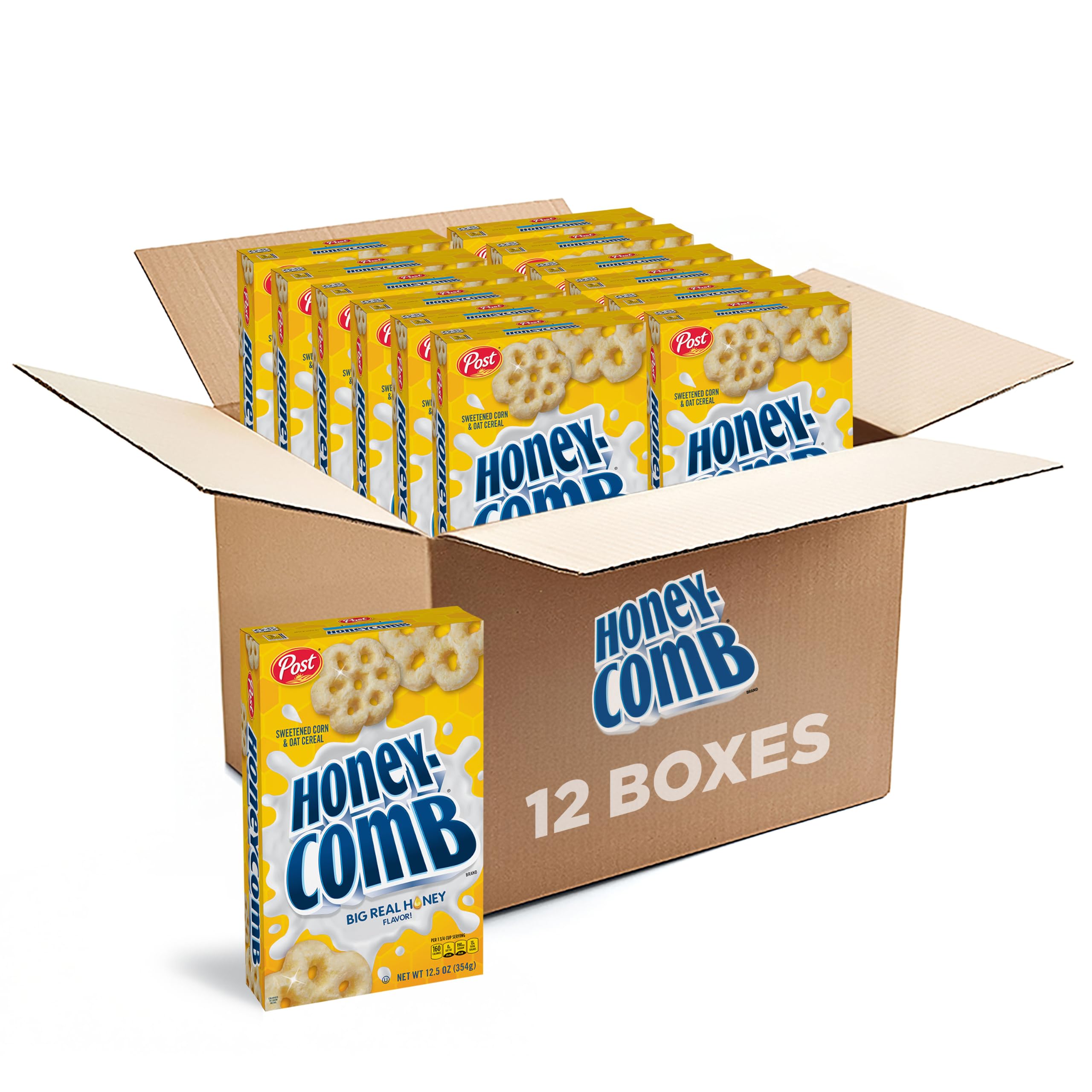 Amazon.com: Honeycomb Breakfast Cereal, Made with Real Honey, 12.5