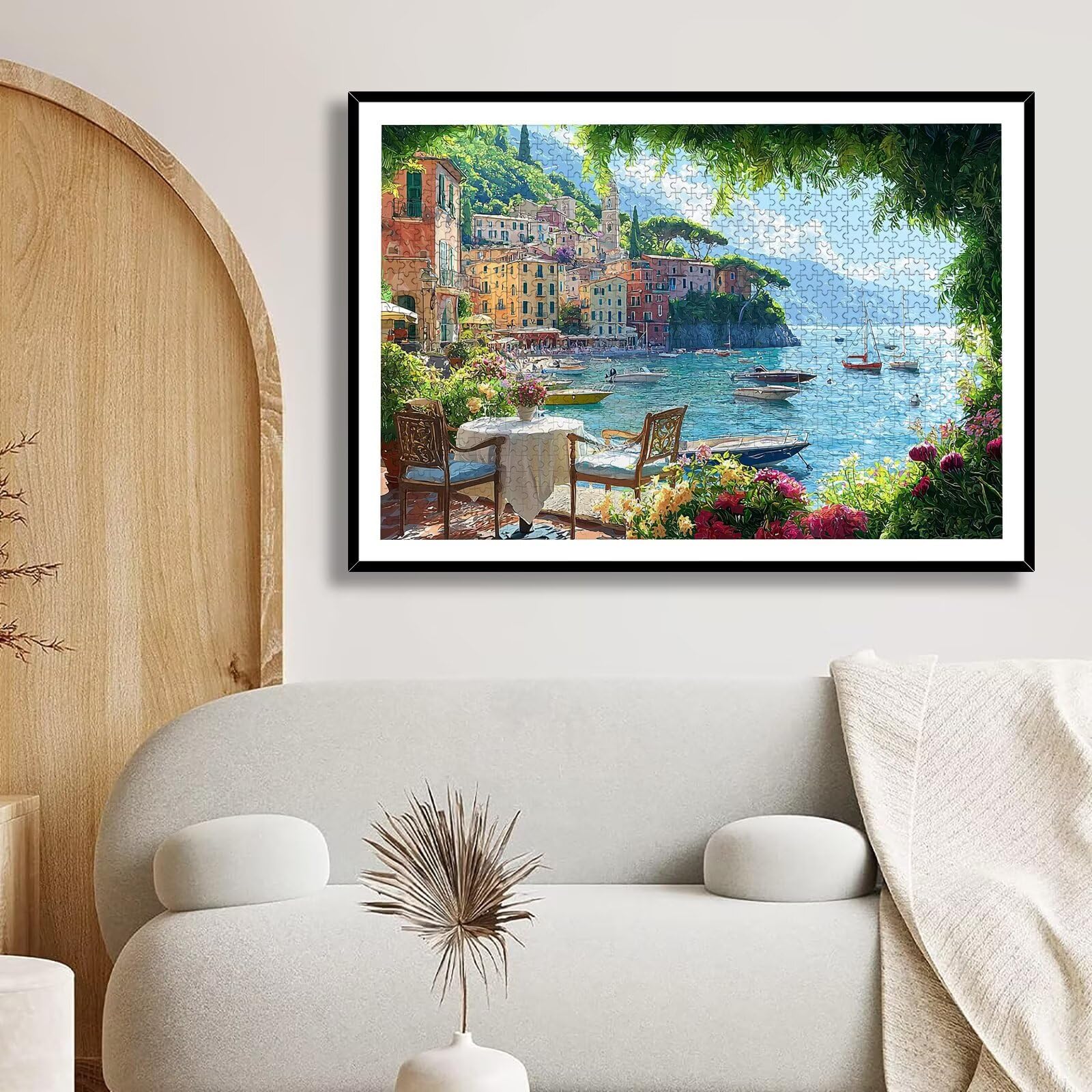 Puzzle 2000 Pezzi Italia, Puzzle Paesaggio 2000 Pezzi Arte per Adulti e Bambini, Misura: 99.5x70.5 cm, Puzzles Legno per Adulti con Squisita Scatola di Imballaggio, Regalo Donna, Regalo Uomo, -8871