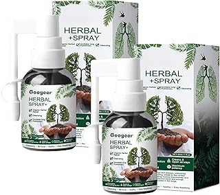 Herbal Lung Cleansing Spray - Powerful Lung Support, Cleansing and Breathing, Relief from Physical Discomfort, Fatigue and Relaxation with Herbal Body Care Spray (Color : 2 Count (Pack of2))